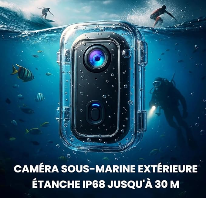 Caméra POV 4K Ultra HD – Capturez vos aventures en totale liberté